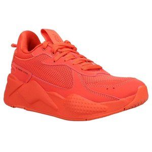 Puma RsX Mono Platform Womens Orange Sneakers Casual Shoes 38542801